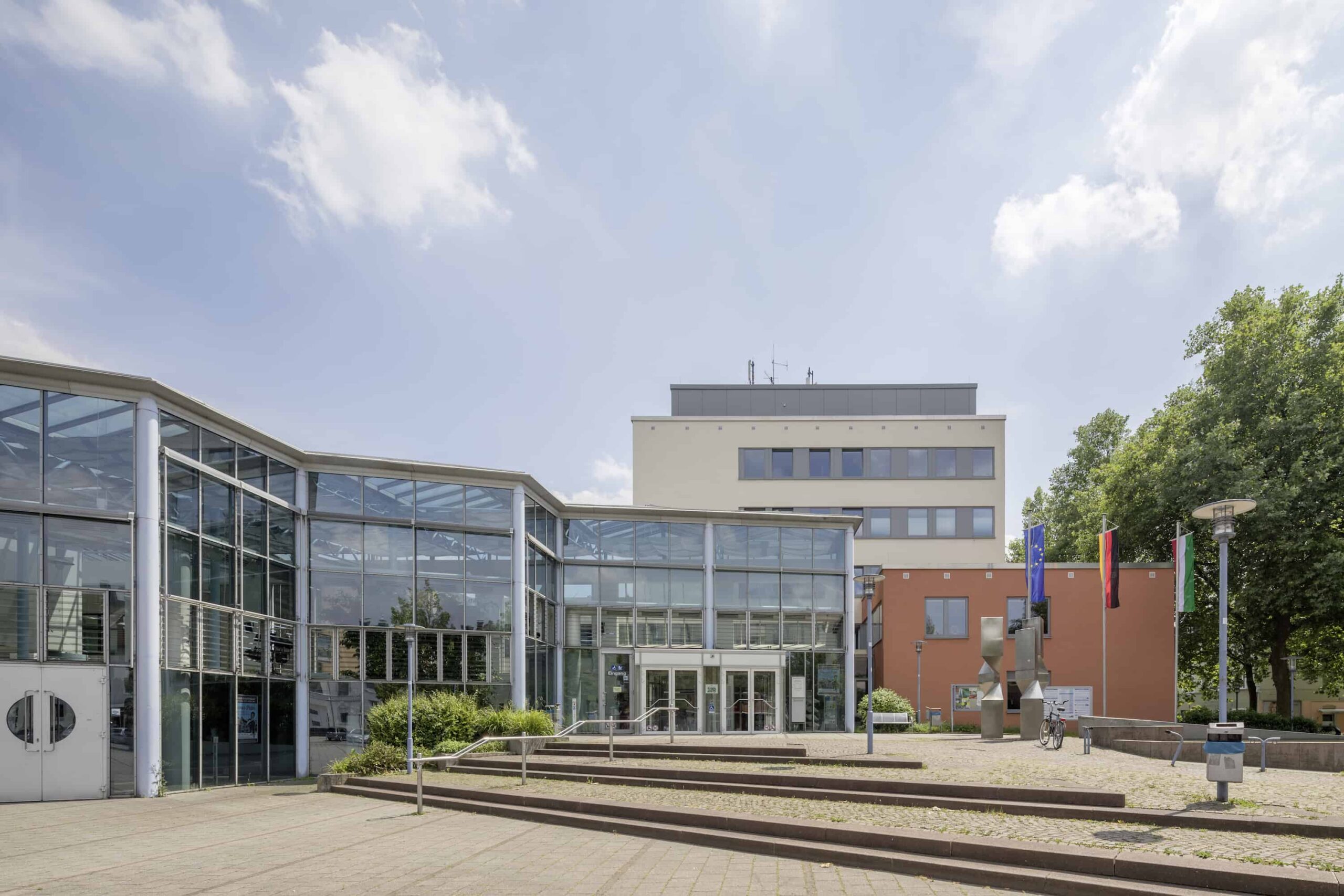 Die Abbildung zeigt die Anfahrt zum Innovationszentrum in Hamm.